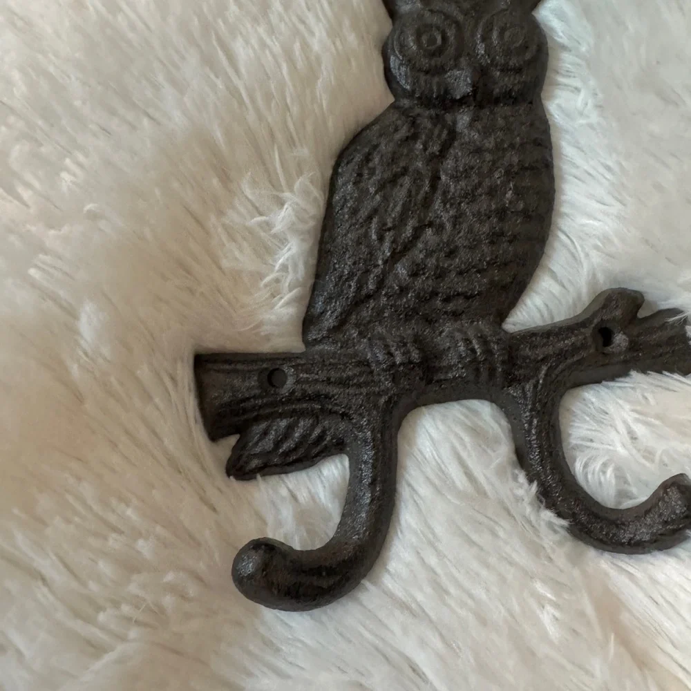 Iron Owl Wall Hook